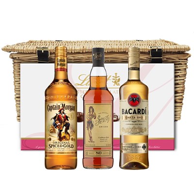 Spiced Rum Family Hamper With Chocolates
